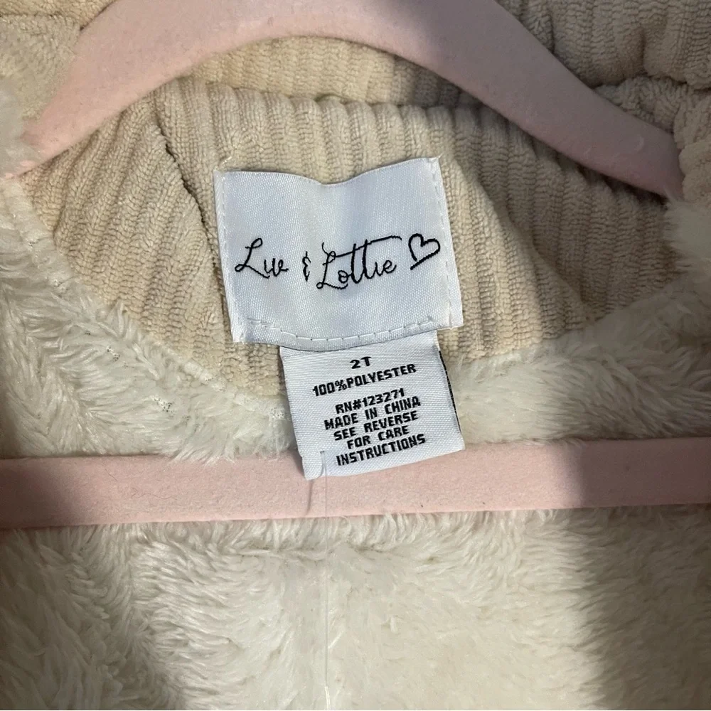 Cozy Cream Kids Puffer Jacket 2t
